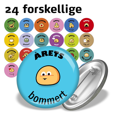 Badgepakke 24 stk.