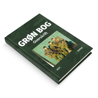 A4 Hardcover Grøn bog