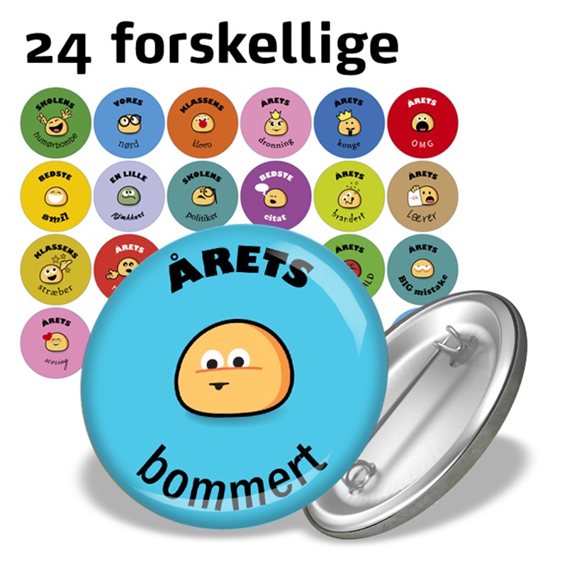 badges til sidste skoledag